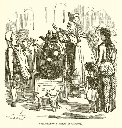 Ethelred The Unreadyn kruunaus tekijältä John Leech