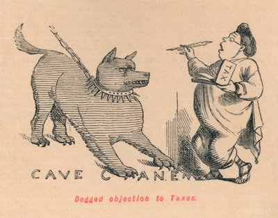 Jännä verojen vastustus, 1852 tekijältä John Leech