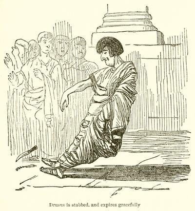 Drusus puukotetaan ja vanhenee sulavasti tekijältä John Leech
