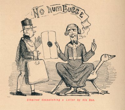 Ethelred lähettää Poikansa kirjeen, c1860, c1860 tekijältä John Leech