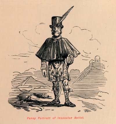 Tarkastaja Balioin hieno muotokuva, c1860, c1860 tekijältä John Leech