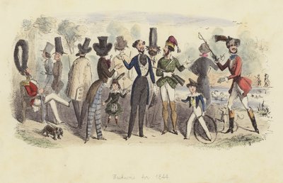 Muotia vuodelle 1844 tekijältä John Leech