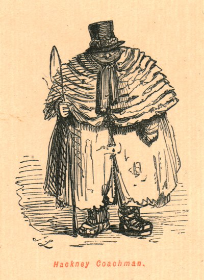 Hackney Coachman, 1897. tekijältä John Leech