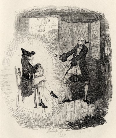 Hamilton Tighe, Thomas Ingoldsbyn teoksesta "The Ingoldsby Legends", jonka on julkaissut Richard Bentley  Son. tekijältä John Leech