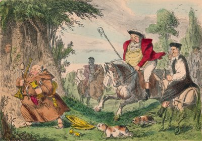 Henry VIII:n munkkimetsästys, 1850 tekijältä John Leech