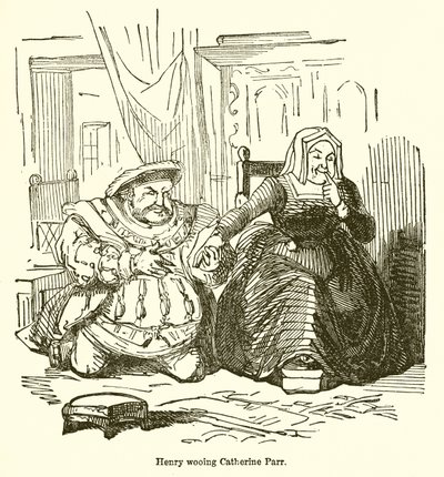 Henry Wooing Catherine Parr tekijältä John Leech