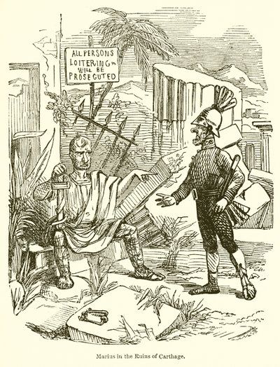 Marius Karthagon raunioissa tekijältä John Leech