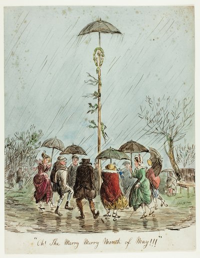 Vai niin! Hyvää, iloista toukokuuta!!! tekijältä John Leech