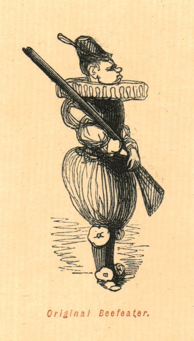 Alkuperäinen Beefeater, 1897. tekijältä John Leech