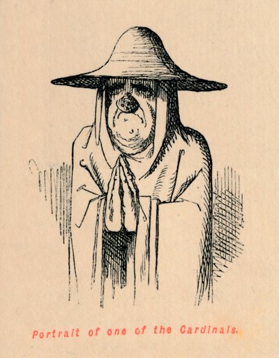 Muotokuva yhdestä kardinaalista, c1860, c1860 tekijältä John Leech
