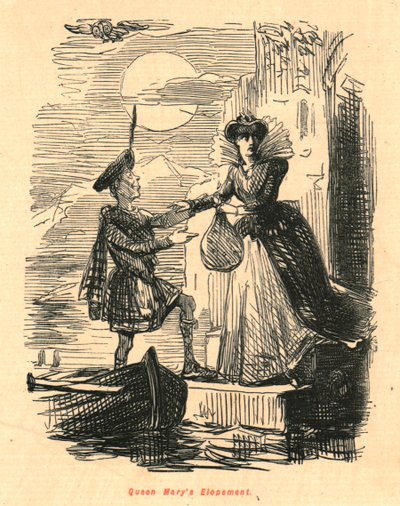 Queen Marys Elopement, 1897. tekijältä John Leech