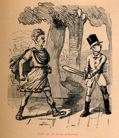 Gaius Gracchuksen rash Act, 1852 tekijältä John Leech