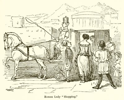 Roman Lady Shopping tekijältä John Leech