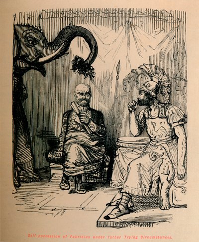Fabriciuksen omaisuus melko koettelevissa olosuhteissa, 1852 tekijältä John Leech