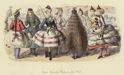 Merenrantamuotia vuodelta 1863 tekijältä John Leech