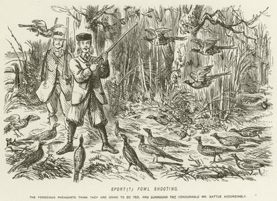 Urheilulintujen ammunta tekijältä John Leech
