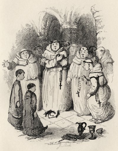 Se on hän - The Jackdaw, Thomas Ingoldsbyn teoksesta "The Ingoldsby Legends", julkaisija Richard Bentley und Son, 1887 tekijältä John Leech