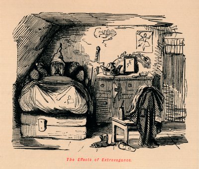 Extravagancen vaikutukset, c1860, c1860 tekijältä John Leech
