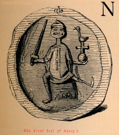 Henrik I:n suuri sinetti, c1860, c1860 tekijältä John Leech
