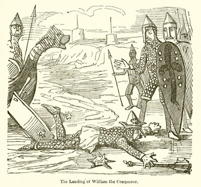 William Valloittajan maihinnousu tekijältä John Leech