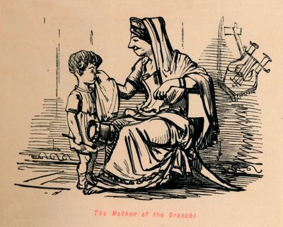 Gracchin äiti, 1852 tekijältä John Leech