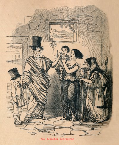 Tib Gracchus -tutkimus, 1852 tekijältä John Leech