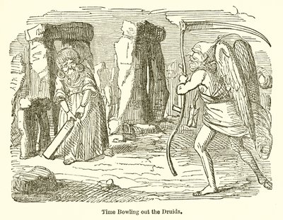 Aika Bowling Out the Druids tekijältä John Leech