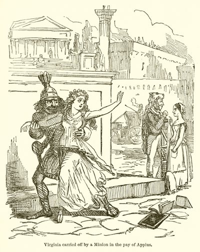Virginia kuljetti kätyrinsä Appiuksen Payssa tekijältä John Leech