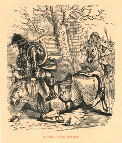 Vilhelm III. Out Hunting, 1897. tekijältä John Leech