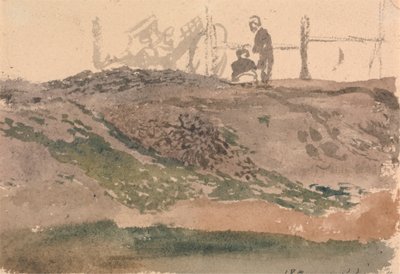 Figuurit pankissa, Kensington Gravel Pits tekijältä John Linnell