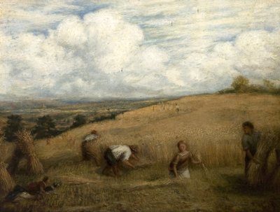 Sadonkorjuu, 1857 tekijältä John Linnell