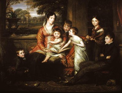 Lady Torrens ja hänen perheensä, 1820 tekijältä John Linnell