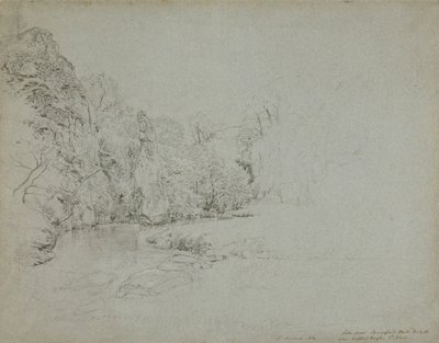 Pike Pool, Beresford Hall, Derbyshire tekijältä John Linnell