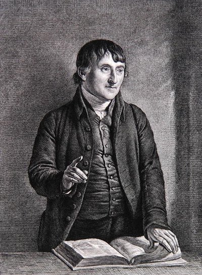 James Uptonin muotokuva, n. 1819 (kaiverrus) tekijältä John Linnell
