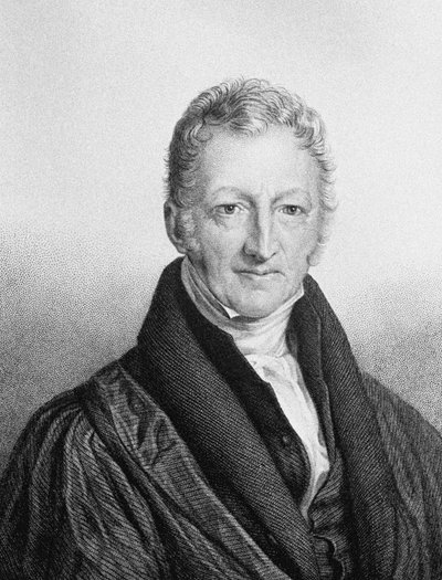 Thomas Robert Malthuksen muotokuva 1766-1834 tekijältä John Linnell