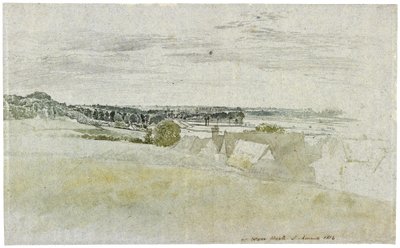 Näkymä Amwell Hillille, lähellä Warea, Hertfordshiressä, 1814. John Linnell tekijältä John Linnell