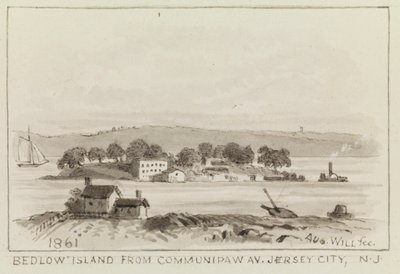 Bedloe Island Communipaw Ave., Jersey City, N.J., 1861 tekijältä John M. August Will