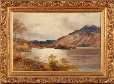 Loch Katrine (öljy kankaalle) tekijältä John MacWhirter