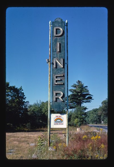 Diner-kyltti, Shrewsbury, Massachusetts, USA tekijältä John Margolies