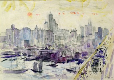 Brooklynin silta, New York tekijältä John Marin