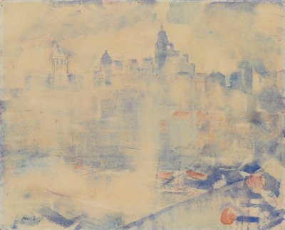 Manhattan Skyline tekijältä John Marin