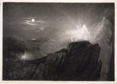 Kuvitus Paradise Lostista tekijältä John Martin