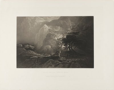 Mooses ja palava pensas, Raamatun kuvituksista tekijältä John Martin