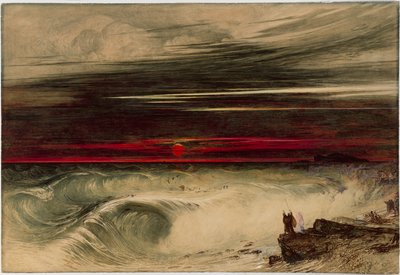Faraon sotajoukon tuhoaminen tekijältä John Martin