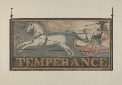 Tavernakyltti: Temperance, c. 1940. tekijältä John Matulis