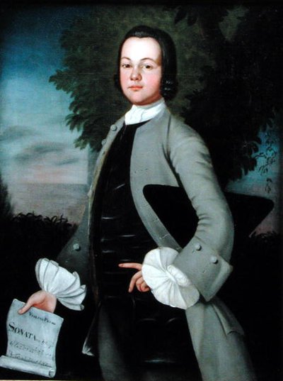 Omakuva, n. 1753-54 (öljy kankaalle) tekijältä John Meng