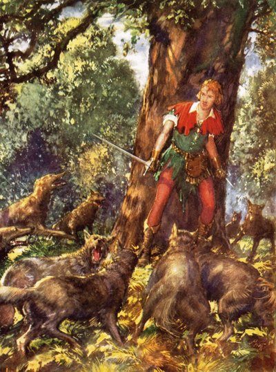 Robin Hood susien loukussa tekijältä John Millar Watt