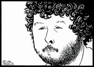 BIRTWISTLE, Harrison - karikatyyri John Minnion englantilainen säveltäjä English composer tekijältä John Minnion