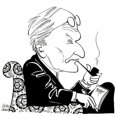 C G Jung, John Minnionin karikatyyri. tekijältä John Minnion