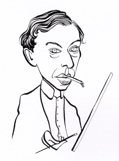 Ernst Ludwig Kirchner, karikatyyri tekijältä John Minnion